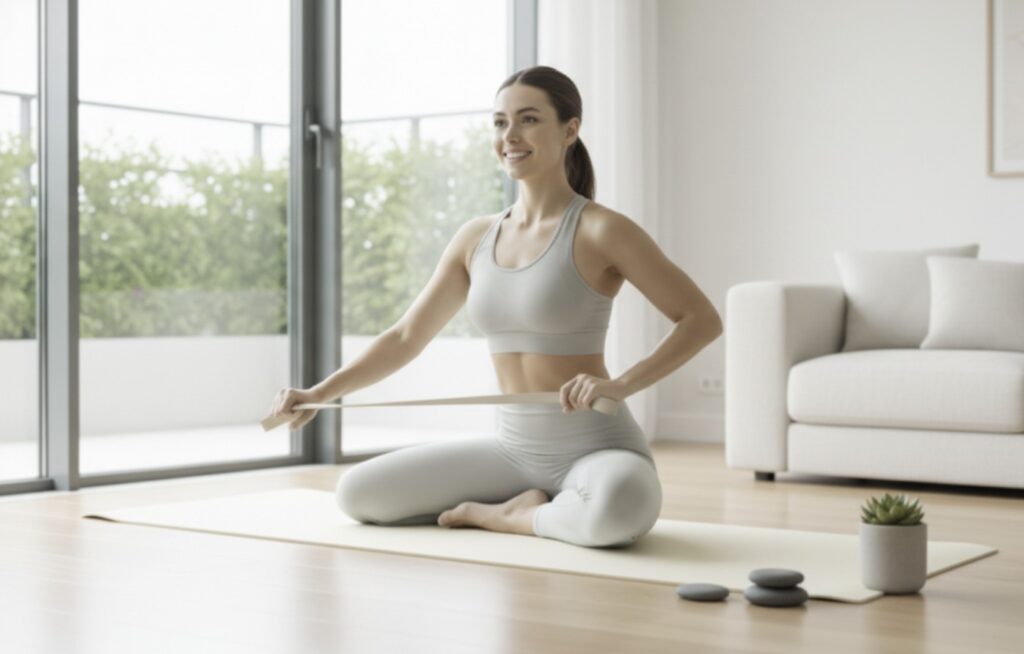 Sport doux a la maison pour debutant en surpoids